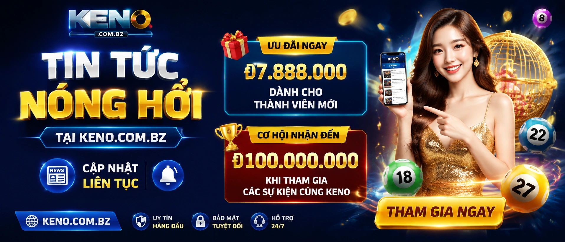 KENO mobile casino app